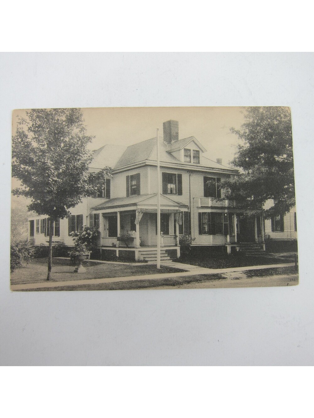 Postcard Northampton Massachusetts President Calvin Coolidge Home Antique Unpost